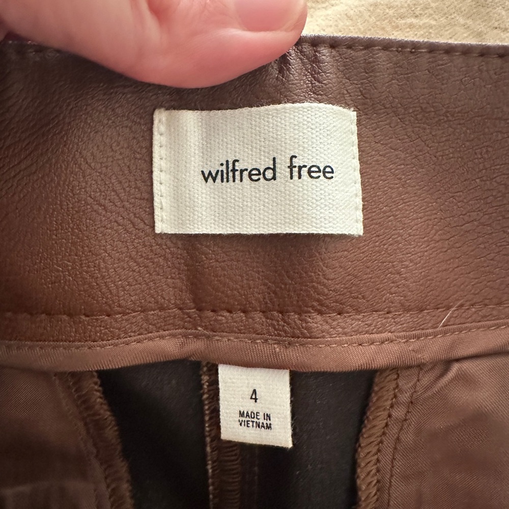 Aritzia Wilfred free Brown Ascendant Pant - Picture 5 of 6